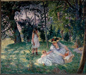 smak na trawie Obraz Henri Lebasque (1865-1937) Gniew XX wieku, Muzeum Sztuk Pięknych