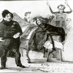 Galop Chromatique Karykatura Luigiego Lablache