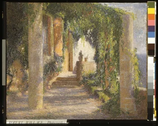 Pergola (La Pergola) (olej na płótnie)