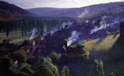 Dolina (olej na płótnie)
