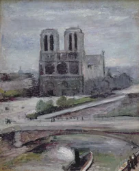 Notre Dame (olej na płótnie)