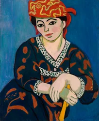 Czerwone nakrycie głowy Madras (Le Madras rouge)