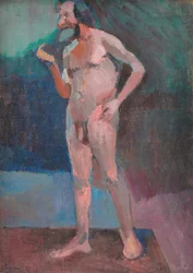 Stojący model męski