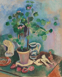 Martwa natura z geranium