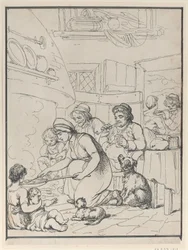 Chaty, z kominkiem, 1799.