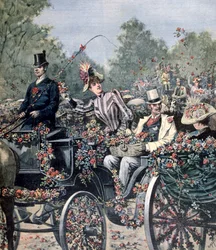 Parada Bitwy Kwiatów, 1891