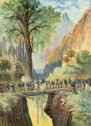 Charles Le Myre de Vilers i francuscy koloniści, 1895 (ilustracja)