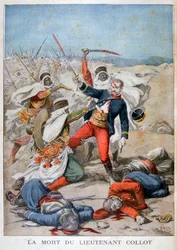 Śmierć porucznika Colleta, Algieria, 1896 r.