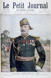 Generał Raoul le Mouton de Boisdeffre, francuski żołnierz, 1895