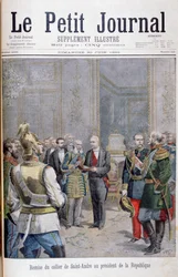 Przekazanie collier de Saint André Prezydentowi Republiki, 1895