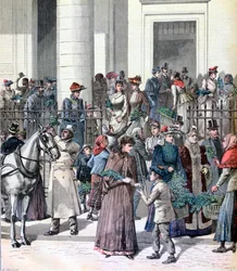 Niedziela Palmowa, Wielki Tydzień, Paryż, 1891