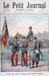 Proponowane nowe mundury armii francuskiej, 1897