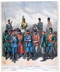 Kawaleria rosyjska, 1892