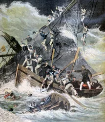 Wrak statku La Bourdonnais, Sainte Marie, Madagaskar, 1893