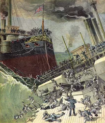 Angielski okręt HMS Camperdown