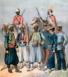 Francuskie siły kolonialne, 1891.