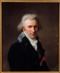 Portret Jeana Baptiste Canthaney z Clery (1759-1809) valet de chambre do Ludwika XVI w świątyni Obraz Henri Pierre Danloux (1753-1809) 1798 nd. 0,65x0,54m