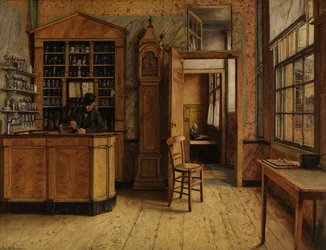 The Old Inn „Het Loodshuis” w Antwerpii (olej na płótnie)