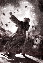 Mnich Berthold Schwartz, „Z ziemi na księżyc” Juliusza Verne’a