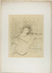 Yvette Guilbert — w kleju, od Yvette Guilbert
