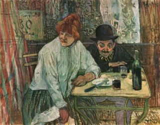 „W kawiarni La Mie”, 1891, 1952.