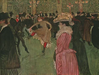 „W Moulin Rouge: Taniec”, 1890, 1952.