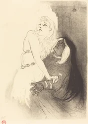 W renesansie: Sarah Bernhardt w Phedre A la Renaissance: Sarah Bernhardt dans..., 1893.
