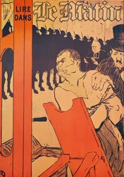 U stóp szubienicy, reklama dla "Le Matin", 1893 (litografia kolorowa)