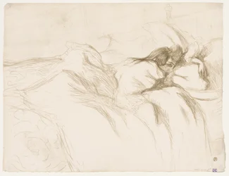 Elles: śpiąca kobieta, 1896.
