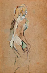 Naga dziewczynka