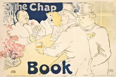 Bar irlandzki i amerykański, Rue Royale- plakat do „The Chap Book”, 1895