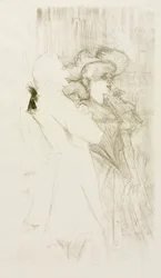 Pożyczkodawca i Auguez w Pieśni fortuny, 1895.