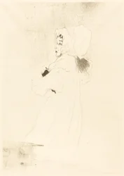 Miss May Belfort, Duży talerz Miss May Belfort, grande planche, 1895.