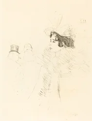 Miss May Belfort w irlandzkim i amerykańskim barze, rue Royale Miss Belfort Belfort au Irish..., 1895.