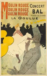 Plakat reklamujący „La Goulue” w Moulin Rouge, 1891