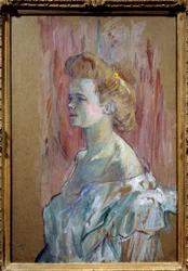Prostytucja: „”Portret gospodyni domowej”” Obraz Henri de Toulouse Lautrec (1864-1901) 1898 Nd. 0,88x0,56 m Kolekcja prywatna