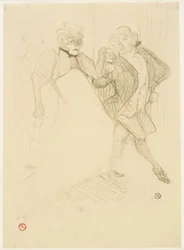 Réjane i Galipaux w Madame Sans-Gêne.
