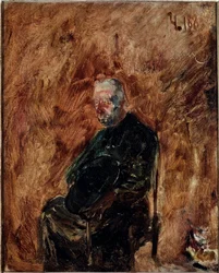 Duchowny. Obraz Henri de Toulouse-Lautrec (Toulouse Lautrec