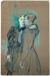 Dwie kobiety w walce; Deux femmes valsant, 1894