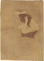 Kobieta czesząca włosy Kobieta czesząca, 1896.