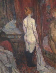 Kobieta przed lustrem, 1897