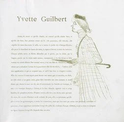 Yvette Guilbert-francuska seria: nr 1, 1894.