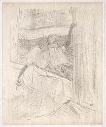 Yvette Guilbert: Pozdrawiając publiczność, 1898.