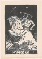 Znak zodiaku Bliźnięta Bliźnięta (tytuł na obiekcie)