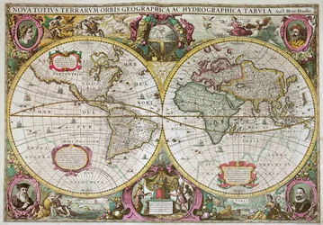 Nowa mapa lądów i wód całej Ziemi, 1630