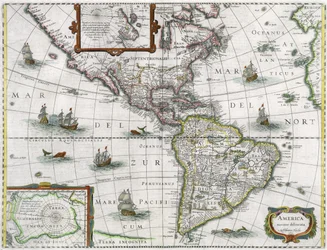 Mapa Ameryk, 1631