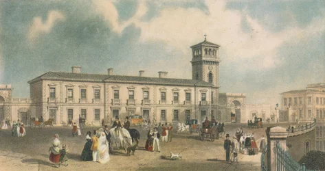Stacja London Bridge, Bermondsey, Londyn, 1845