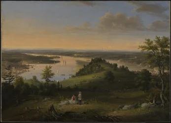Scena nad rzeką Hudson, 1849
