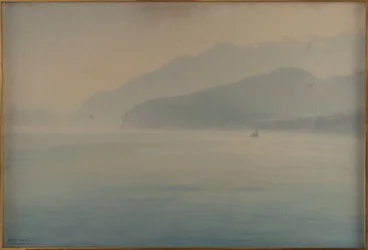 Wybrzeże Sorrento, niebieski i srebrny