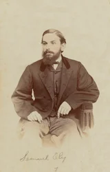 Carte-de-visite portret Samuela Ely, 1862-1869.